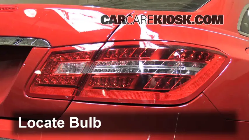 2010 Mercedes-Benz E350 3.5L V6 Coupe (2 Door) Lights Turn Signal - Rear (replace bulb)